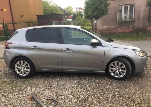 Peugeot 308 cena 40800 przebieg: 96000, rok produkcji 2018 z Kraków małe 22